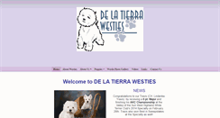 Desktop Screenshot of delatierrawesties.com